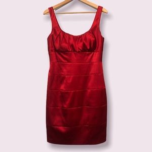 BISOU BISOU Red Silk Dress